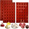 EXIN DEHCEN 3 Pezzi Stampo Silicone Semisfera, Stampos Sfere Piccole