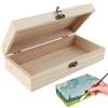 HO-SFSM Scatole in Legno Non Finite 20 x 10 x 5 cm,2 Pezzi Scatola in Legno
