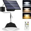 Artrastar Lampada Solare da Esterno, Lampada a Sospensione Solare con Telecomando,IP65 Impermeabile, 3 Colori 6 Livelli di Luminosità, Cavo 5M, Ideale per Giardino Gazebo Balcone