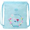 safta BLACKFIT8 PéTALOS - Zaino a sacco piatto, grande, ideale per bambini di diverse età, comodo e versatile, qualità e resistenza, 35 x 40 cm