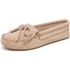 Minnetonka Kilty - Mocassino da donna con suola in morbida pelle, pietra, 40 EU