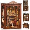 LUMYCE Kit Book Nook per Adulti: LUMYCE Casa in Miniature DIY House 3D Puzzle con Luci LED per Decorare Librerie - Modellismo Creativo per Adulti per Book Lovers
