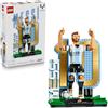 LEGO Editions Lionel Messi - Leggenda del Calcio Giocattolo - Kit Modellismo con Action Figure 3D da Esposizione - Decorazione Cameretta - Regalo per Bambini e Bambine da 12 Anni e Fan Adulti - 43015