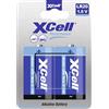 XCell Performance Alkaline LR20 Mono D batteria (in blister di cartone, prestazioni ottimali, alta densità di energia, lunga durata) 136154