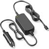 Outtag 100 W USB C Laptop Auto Ladegerät 12-24 V KFZ Laptop Ladekabel Netzteil für MacBook Pro Lenovo Yoga Thinkpad HP Samsung LG ASUS Acer Huawei Honor LG Sony Dell Google und Weitere Typ C Geräte