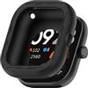 SMYAOSI Custodie Compatibili con Xiaomi Redmi Watch 4, Custodie Protettive in Silicone Cover Armatura Shell Accessori per Xiaomi Redmi Watch 4 (non per Xiaomi Band 8 Pro) (2 Pezzi Nero)