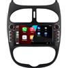 LXKLSZ Autoradio per Peugeot 206 2004 con Wireless Carplay/Android per Peugeot 206 206cc Citroen C2 (2002-2010) Bluetooth/FM/AM/RDS/USB