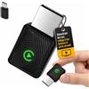 Auvra Carplay Wireless 2026 Addatadore Android Apple per Auto Bluetooth Wifi USB C Accesori Auto Interno Compatibile Iphone Connessione Stabile Senza Cavi Mini Dongle SwiftLink Lite V2