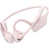 ZIOCOM Cuffie open ear, cuffie Bluetooth 5.1 con microfono, cancellazione del rumore ENC e pulsante muto, cuffie wireless AptX-LL leggere per la guida in ufficio e il lavoro a casa-10 ore (ROSA)