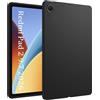 GIOPUEY Cover per Xiaomi Redmi Pad 2 9.7, Guscio posteriore in TPU morbido, Ultra-sottile, Anti-vibrazione e anti-scivolo - Nero