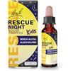 Rescue Night Kids 10ml, Gocce per Bambini con Fiori di Bach, Senza Alcool, Senza Zucchero, Senza Glutine, Vegano
