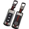 Happyit Custodie per Chiavi Auto in Lega di Zinco per Honda PCX 150 X-ADV SH125 Scoopy SH300 Forza Super Cub 125 300 (3 Pulsanti Colore Opaco)