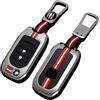 Happyit Custodia Guscio Portachiavi Cover Compatibile con Honda Civic HRV CRV XRV CR-V Crider Odyssey Pilot Fit 2/3 Pulsanti