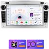 OEM Lettore multimediale per auto, dimensioni dello schermo, supporto per diversi formati, compatibile con Opel Astra H (2004), Vectra, Vauxhall Antara, Zafira, Corsa C, D, Vivaro, Meriva, modello S6 (8 core, 6 GB di RAM, 64 GB di memoria)