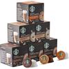 Starbucks Confezione Assortita di Bevande con Latte Nescafe Dolce Gusto 6 Confezioni da 12