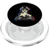 Glitch Canine Beats Mixer musicale Husky DJ Glitch Art PopSockets PopGrip per MagSafe