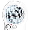 Brollux FH-101C, riscaldamento elettrico 2000 W, ventilatore termico FH3, termoventilatore a spirale, radiatore elettrico, colore bianco