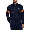 Sergio Tacchini Uomo Orion Track Jacket, Maritime Blue/Orange Pepper, L