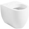 CERAMICA KERASAN Water Flo filomuro scarico traslato cm. 56x37 in ceramica bianco lucido di Ceramica Kerasan - Cod. Articolo: 311801