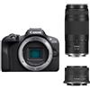 Canon EOS R100 Kit 18-45mm + 75-300mm RF Garanzia Ufficiale Canon
