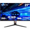 Nilox MONITOR 27 CURVO 200HZ 2K HDMI DP Monitor PC 68,6 cm (27") 2560 x 1440