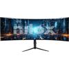 Nilox NXM49CRVDC Monitor PC 124,5 cm (49") 5120 x 1440 Pixel Dual QHD LED Nero