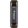 ‎Transcend Transcend ESD310 128GB Dual USB-C/A External SSD 1050MB/s Ultra-Fast Drive for i