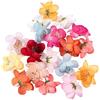 Ideen mit Herz Fiori decorativi | Fiori artificiali | Teste di fiori | Varie varietà | circa Ø 4-5 cm (mix di colori 9 - Ø 4 cm - 18 pezzi)