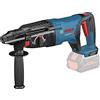 Bosch Professional 18V System Martello perforatore a batteria GBH 18V-26 D (incl. impugnatura supplementare, boccola di profondità, panno, senza batteria/caricabatteria)