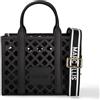 MARC ELLIS BORSA DONNA NERA FLAT POT (laser-cut)