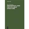 Theo Vennemann Preference Laws for Syllable Structure (Copertina rigida)