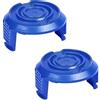 StarRing Bobina di ricambio per decespugliatore Mac Allister MGTP18Li, 1,65 mm, 3 m, WX150, bobina di ricambio per Macallister Strimmer Trimmer accessori (2 pezzi)