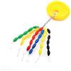 Besttoolifes Bobbers - Set di perline per pesca in gomma, con connettori buffer per galleggiante, 30 pezzi e terminale ovale in 5 misure Ss/s/m/l/ll, attrezzatura colorata (S)