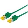 EXC Cavo patch S/FTP, PiMF, Cat 6a, verde, 7,5 m Per 10 Gigabit/s, senza alogeni, con cavo Draka e connettori Hirose TM31 (denominazione precedente S/STP) (72207G)