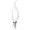 Hellum Lampadina LED C35 con attacco E14, luce bianca calda 2700 K, 2,2 W, opaca, 1 pezzo