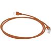 ACT Brown Cavo patch slimline da 5 metri LSZH U/FTP CAT6A per datacenter, senza strappi, con connettori RJ45 (DC7205)