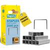 Rapid Confezione da 2000 Graffe N.958/8 per Utilizzo Universale, con Struttura a Filo Fine, Lunghezza Gamba 8 mm