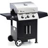 Salmar Barbecue gas Pietra Lavica 3 Bruciatori Fornello Laterale Golosone 3 Salmar