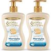 Generico Spuma di Sciampagna Sapone Liquido Mani e Viso Marsiglia di Origine Naturale, Maxi Formato 430 ml, 2 Pezzi