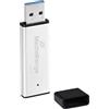 MediaRange Chiavetta USB 3.0 ad alte prestazioni da 256 GB, mini USB Flash Drive con alloggiamento in alluminio di alta qualità, espansione di memoria esterna con velocità di lettura fino a 300 MB/s,