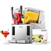 VEVOR Macchina per Bevande Ghiacciate Granite Serbatoio Doppio 2 x 3 Litri da 450 W, Macchina per Granite Autopulente per Preparazione Cocktail Frullati Ghiacciati, Feste, Evento, Cucina