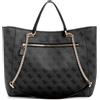 GUESS Noreen Shopper Coal Logo, Logo Coal, taglia unica