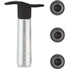 Le Creuset Pompetta vino con softgrip WA-137 in Metallo con 3 Tappi, Satin Chrome, 59014013001825