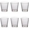 Villa d'Este Home Tivoli Set 6 bicchieri acqua in vetro 350 ml, decoro righe, Nice