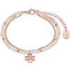 s.Oliver Bracciale in argento sterling 925/acciaio inossidabile per donna, bracciale, motivo, fornito in confezione regalo per gioielli