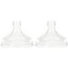 AVENT Philips Avent Allattamento SCF044/27 Tettarelle Natural Flusso Abbondante, 4 Fori, 6+ Mesi, 2 Pezzi