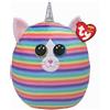 ty 39289 Cuscino con figura in peluche Squsih-A-Boos - gatto Heather, 20 cm