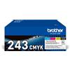 Brother TN-243CMYK cartuccia toner 1 pz Originale Nero, Ciano, Magenta, Giallo