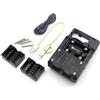HTGMTGPACC Staffa Navigazione GPS Moto Per B&MW Per F900R F900XR F 900 RF 900 XR F900 R F900 XR 12mm Manubrio Staffa Di Navigazione Per Telefono Cellulare USB Ricarica Del Telefono(USB Phone clip)