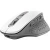 Trust Ozaa Mouse Wireless Ricaricabile, Ergonomico, Sei Pulsanti, Due Pulsanti Silenziosi, Ricevitore USB Plug and Play, Senza Fili, per Computer, Desktop, iPad, PC Portatile, Tablet, Macbook - Bianco